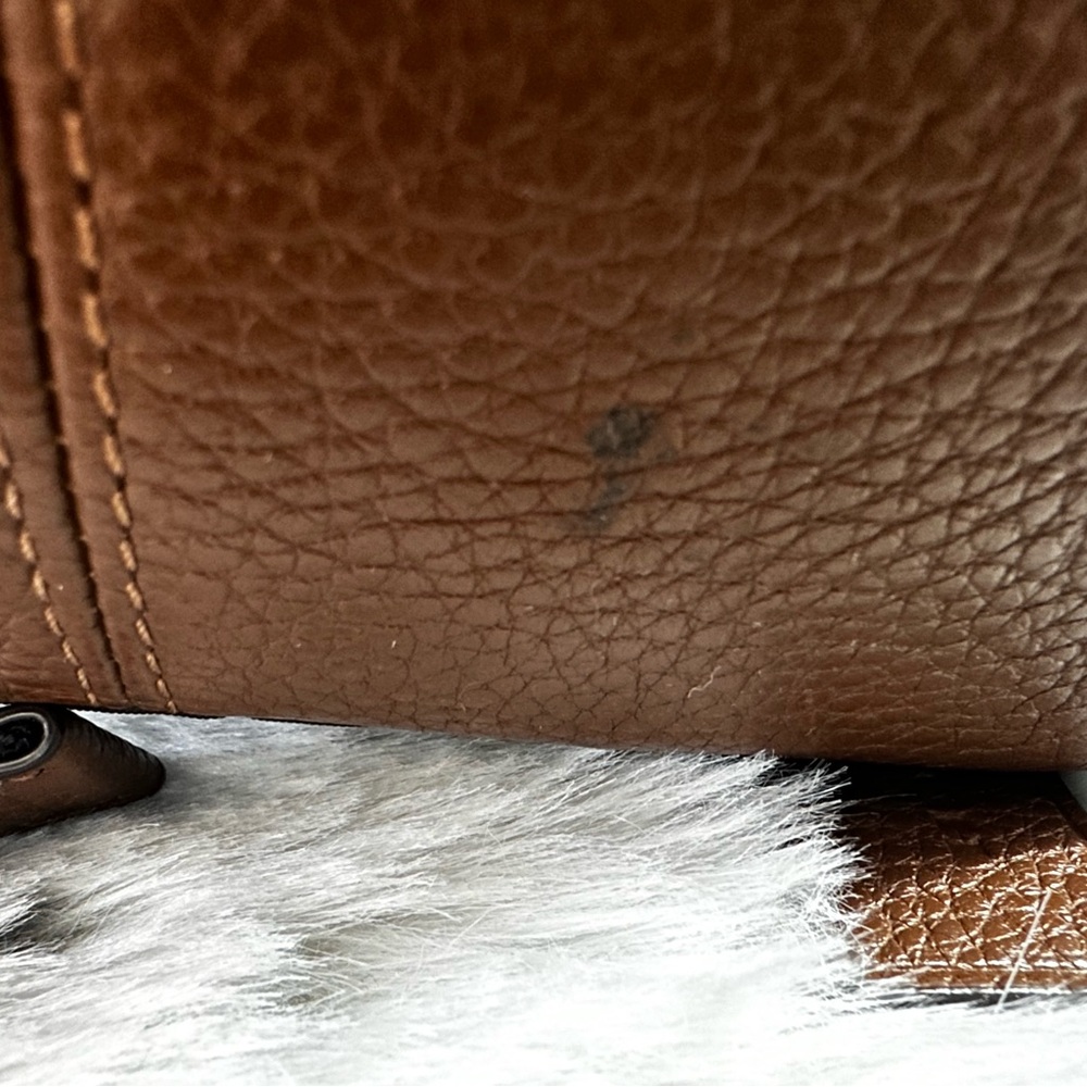 Mini coach Charlie Backpack Bag In Pebble Leather Saddle - Picture 9 of 13